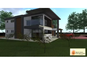 Architectural designs : showing a floor plan 2d plans and 3d design