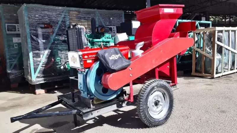 5t per hour diesel engine powered maize sheller