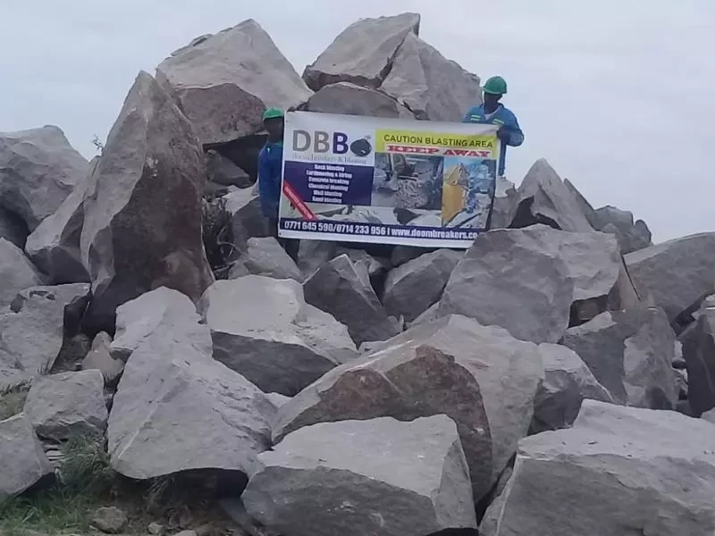 Rock blasting in harare