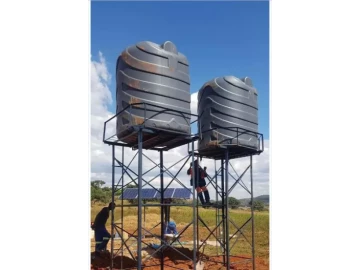 Tanks and tank stand installation