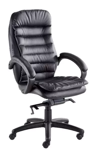 Pinnacle Exec Highback swivel chair with Knee tilt mechanism - Leather