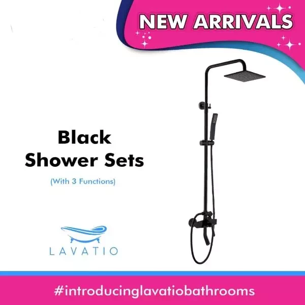 Black Shower Sets