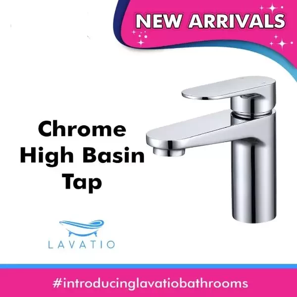 Chrome High Basin Tap