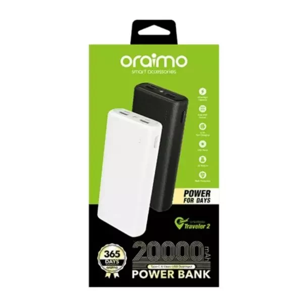 Oraimo Powerbank 20000 mah battery