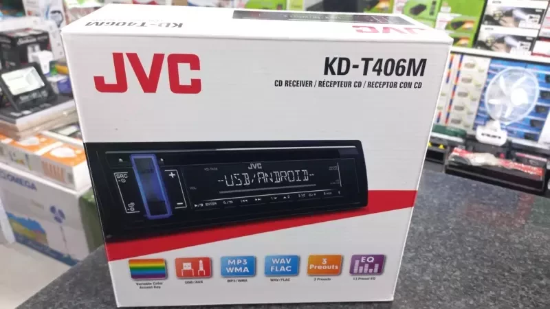 Jvc usb / cd car radio