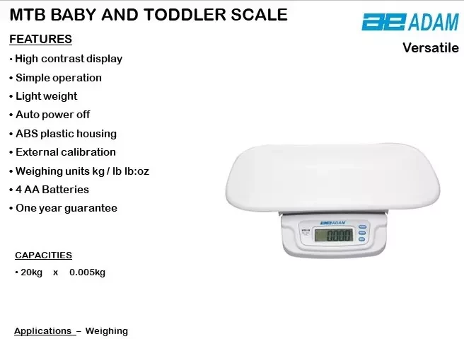 Baby & Toddler Scale