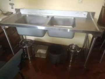 Double Bowl Pot Sink Industrial