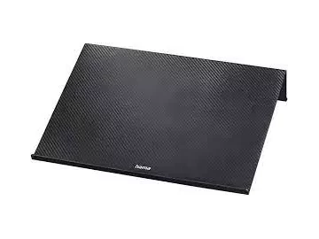 Hama | Laptop Stand in Carbon-Look Plastic Tray | Black