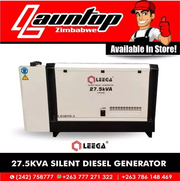 27.5Kva Prime Power Silent Diesel Generator 3 Phase