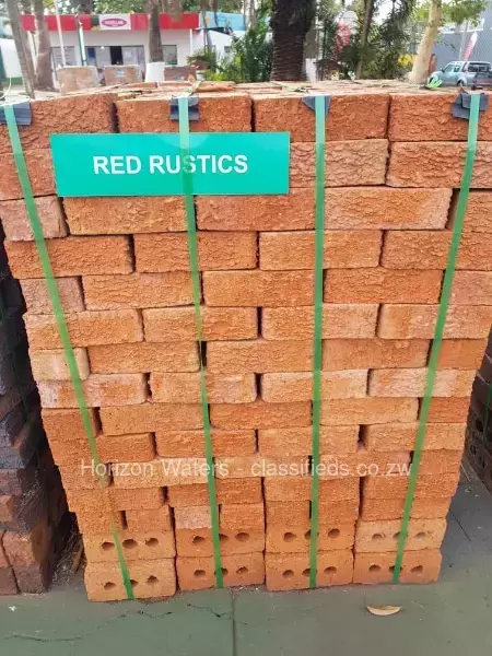 Red Rustic Face Bricks per thousand