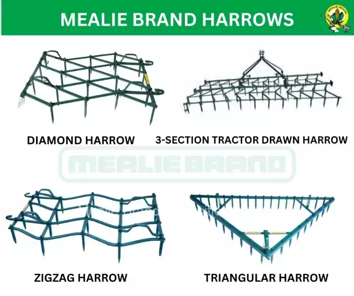 All types of ox-drawn Harrows