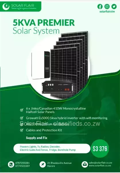 5kva Complete solar system