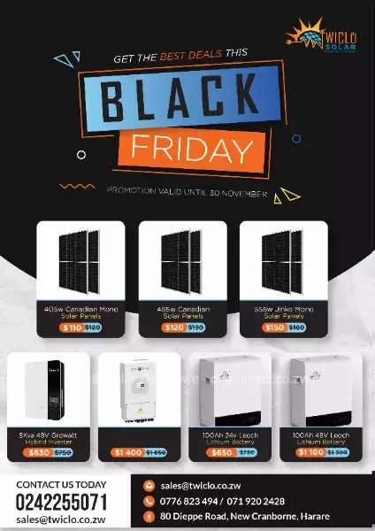 BLACK FRIDAY SOLAR SPECIALS!!!!!