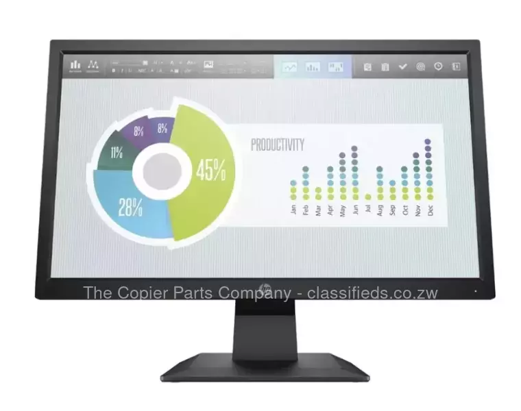 HP P204v TN w/LED backlight Monitor (5RD66AS)