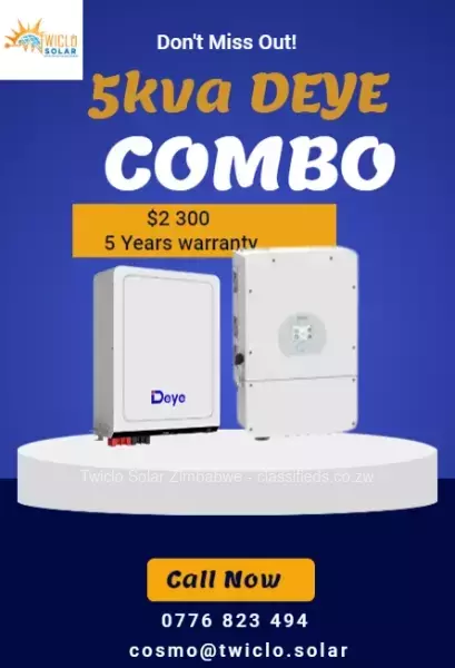 5KVA DEYE COMBO