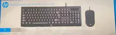 HP KM100 Gaming Keyboard & Mouse Combo