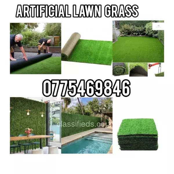 Artificial lawn grass carpet