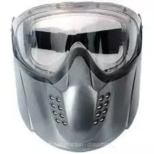 Face Shield Grey Safety Goggles