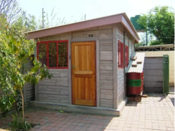 Durawall: Precast Garden Shed With Mono Pitch Roof