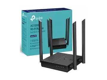 TP-Link Archer C64 AC1200 Dual-Band Gigabit Wi-Fi Router, Wireless Speed