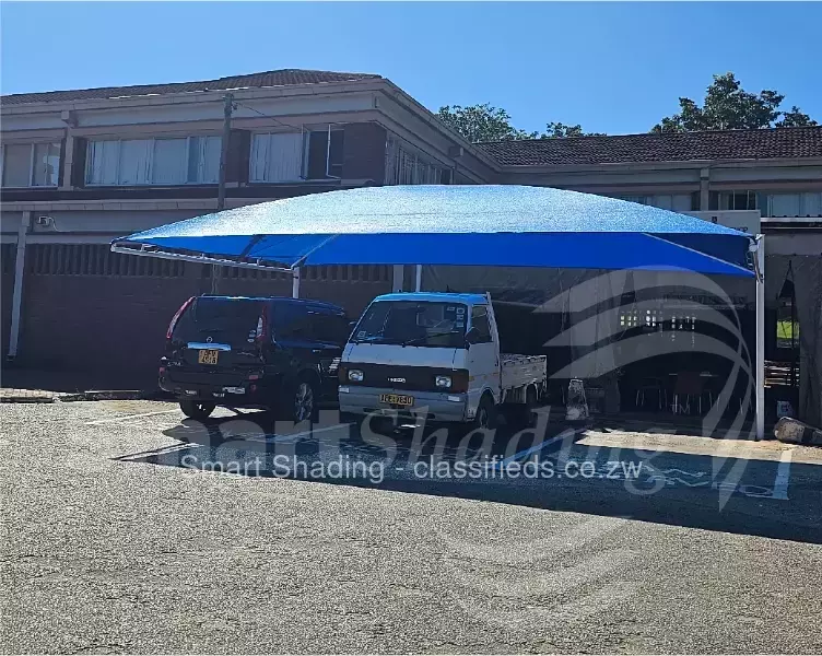 Triple Cantilever Carports - Covers 3 Cars