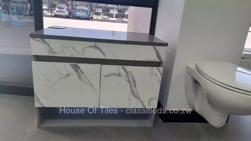 Amarie Floor Cabinet with stone top