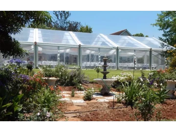 Transparent clearspan tents