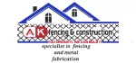 AK Fencing & Construction Logo