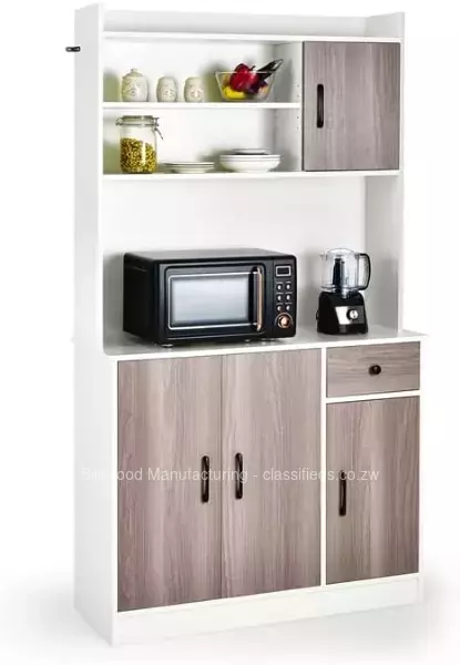 3 door modern free stading kitchen unit