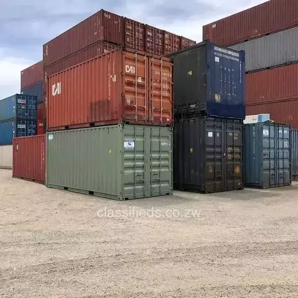 Dry cargo shipping containers