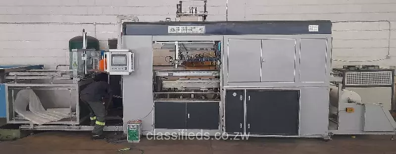 Plastic Food Tray Thermoforming Machine.