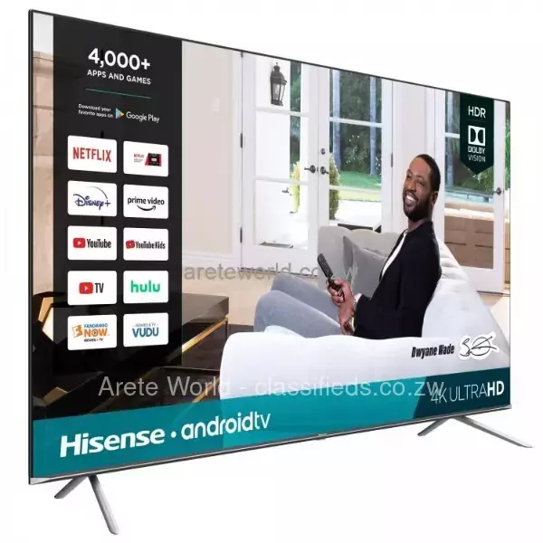 Samsung & Hisense 85 Inch Frameless 4K UHD Smart TV With Bluetooth 85 inc