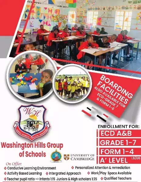 Enrollment for A`levels at Washington Group of schools