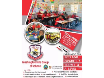 Enrollment for A`levels at Washington Group of schools