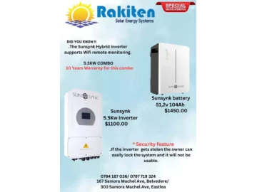 SUNSYNK HYBRID INVERTERS FROM $1100 AND BATTERIES FROM $1450