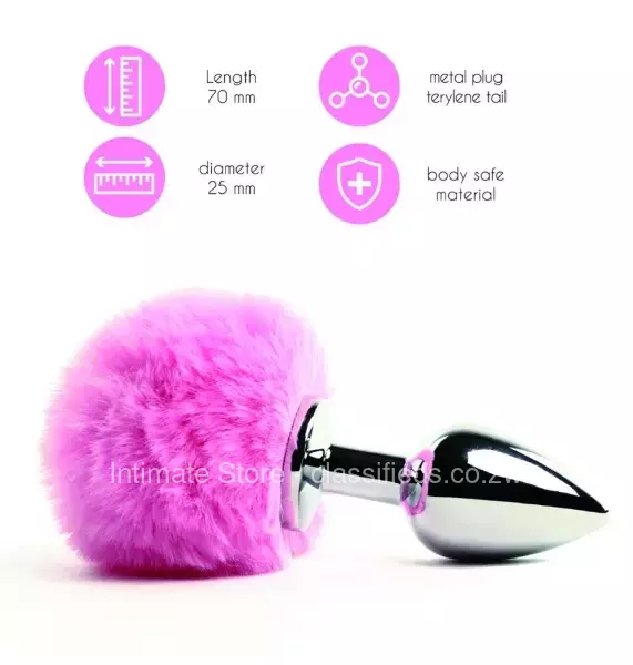 FEELZTOYS BUNNY TAILS BUTT PLUG – PINK