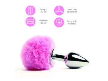 FEELZTOYS BUNNY TAILS BUTT PLUG – PINK