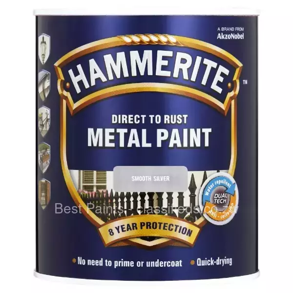 Hammerite Silver Grey HS 1L Paint