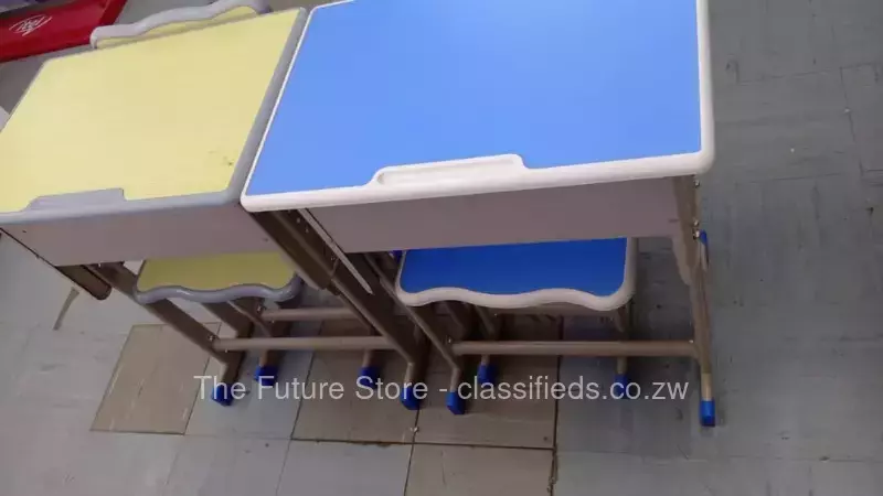 School Desk and Chair height adjustable