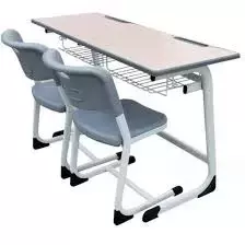 Student Desk and Chair Double Seater