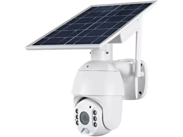 Dual Lens PTZ Solar Security Camera