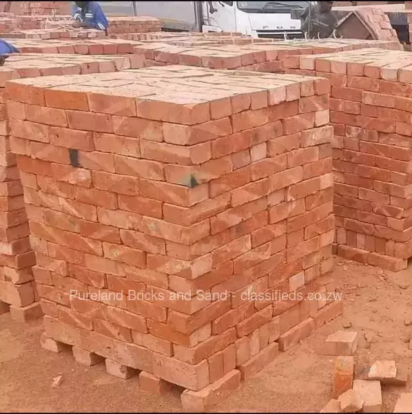 Red palletized common Bricks 100usd