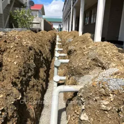 drain laying