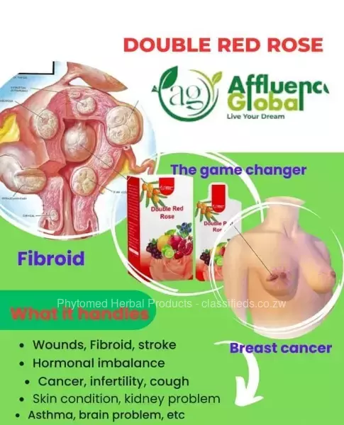 Double red rose herbal