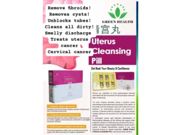 Uterus cleansing pill