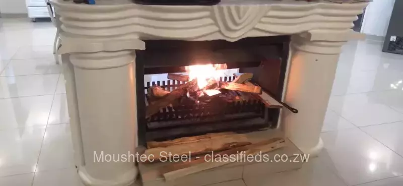 Double Sided Fireplaces Full Set