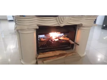 Double Sided Fireplaces Full Set