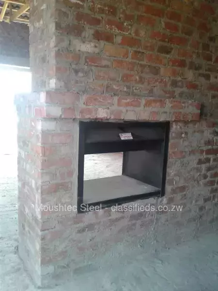 Double Sided Fireplaces Full Set 700mm