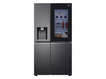 LG 611L Side by Side fridge with Door-in-Door Instaview Matt Black