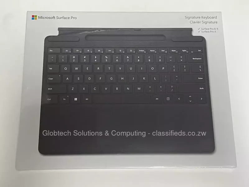 Microsoft Signature Keyboard with Slim Pen 2 for Surface Pro 8, 9 and X, Black